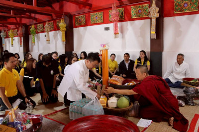 สำนักงานสหกรณ์จังหวัดเชียงรายจัดพิธีถวายเทียนพรรษา ... พารามิเตอร์รูปภาพ 1